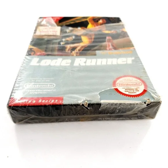 Lode Runner Nintendo NES Authentic 5-Screw Complete Unpunched Tested & Works
